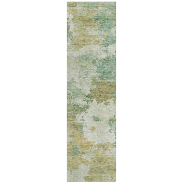 Addison Chantille ACN2144 Abstract Machine Made Transitional Aloe Rug