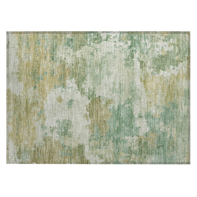 Addison Chantille ACN2144 Abstract Machine Made Transitional Aloe Rug