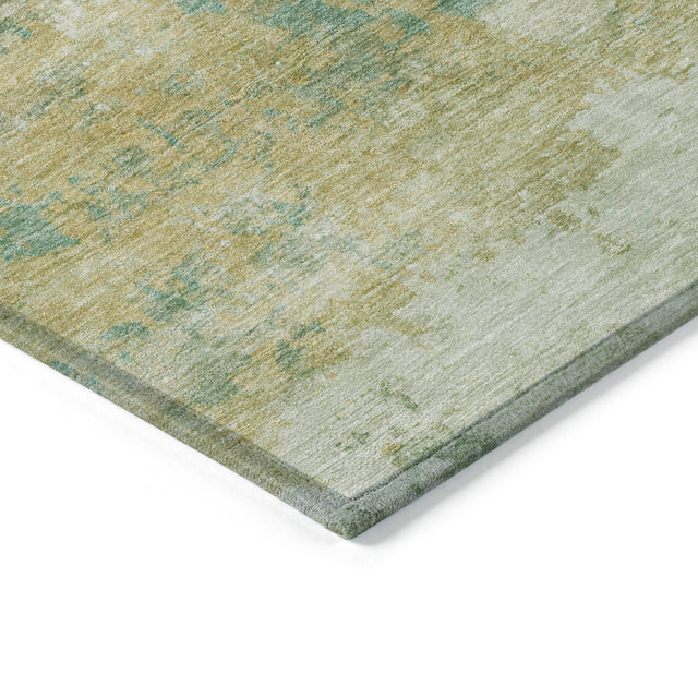 Addison Chantille ACN2144 Abstract Machine Made Transitional Aloe Rug