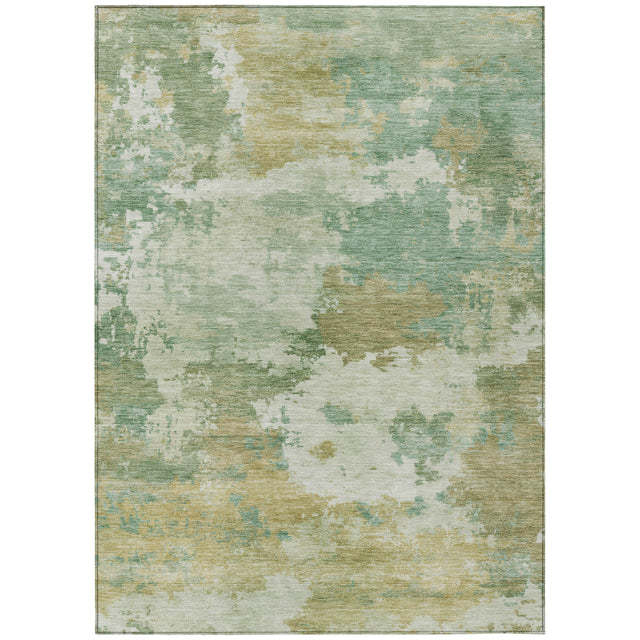 Addison Chantille ACN2144 Abstract Machine Made Transitional Aloe Rug