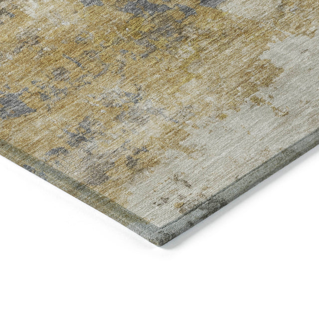 Addison Chantille ACN2144 Abstract Machine Made Transitional Brown Rug