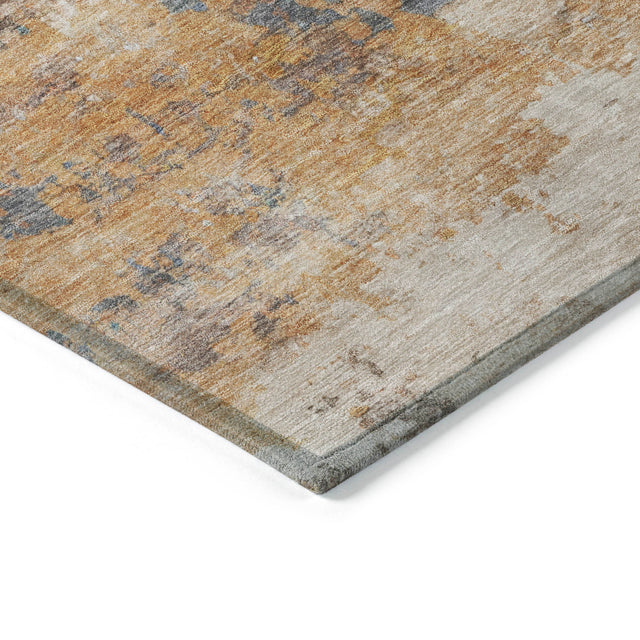 Addison Chantille ACN2144 Abstract Machine Made Transitional Paprika Rug