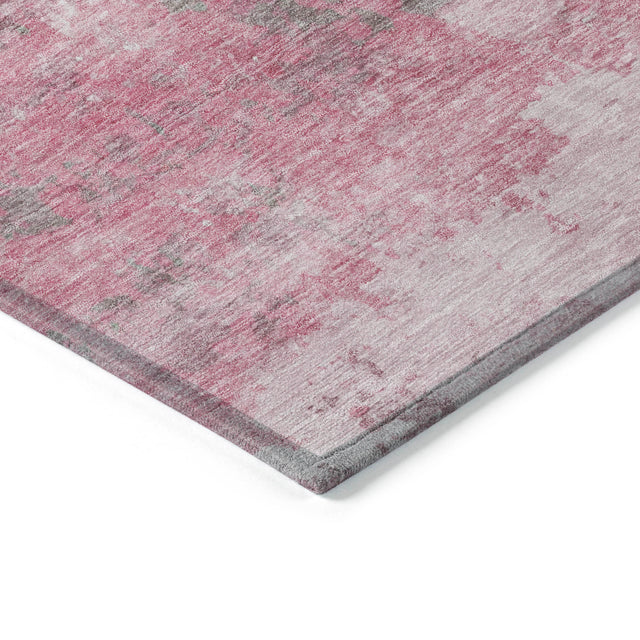 Addison Chantille ACN2144 Abstract Machine Made Transitional Pink Rug