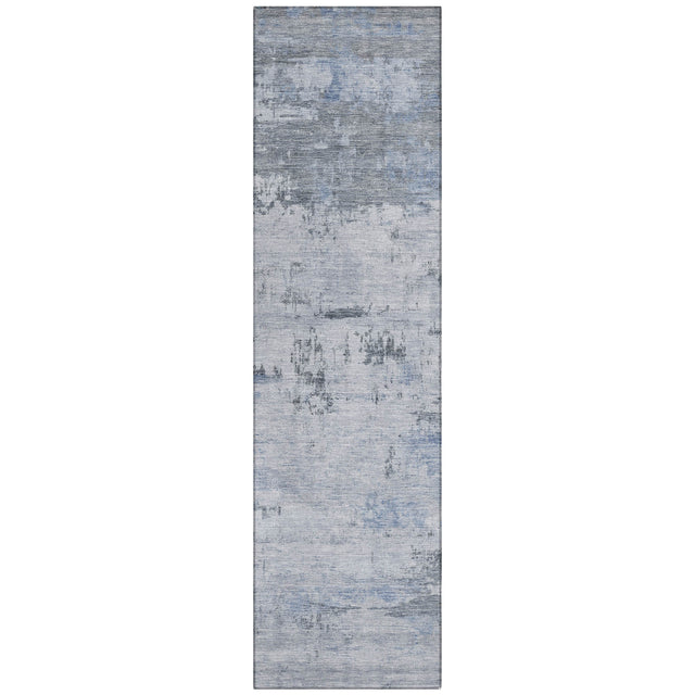 Addison Chantille ACN2145 Abstract Machine Made Transitional Blue Rug