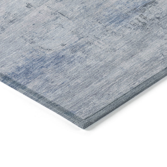 Addison Chantille ACN2145 Abstract Machine Made Transitional Blue Rug