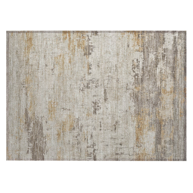 Addison Chantille ACN2145 Abstract Machine Made Transitional Putty Rug