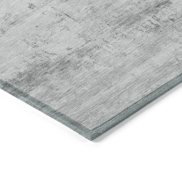 Addison Chantille ACN2145 Abstract Machine Made Transitional Silver Rug