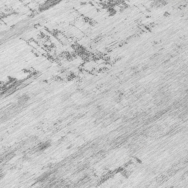 Addison Chantille ACN2145 Abstract Machine Made Transitional Silver Rug