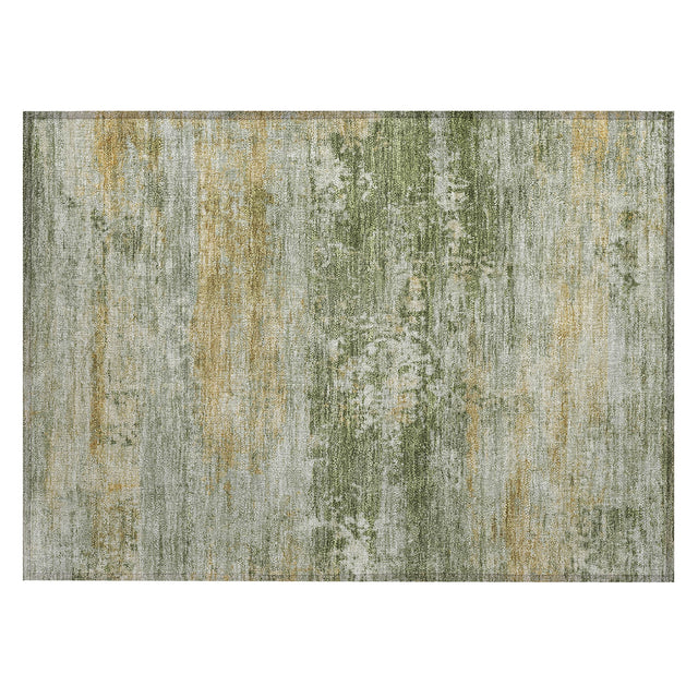Addison Chantille ACN2146 Abstract Machine Made Transitional Aloe Rug