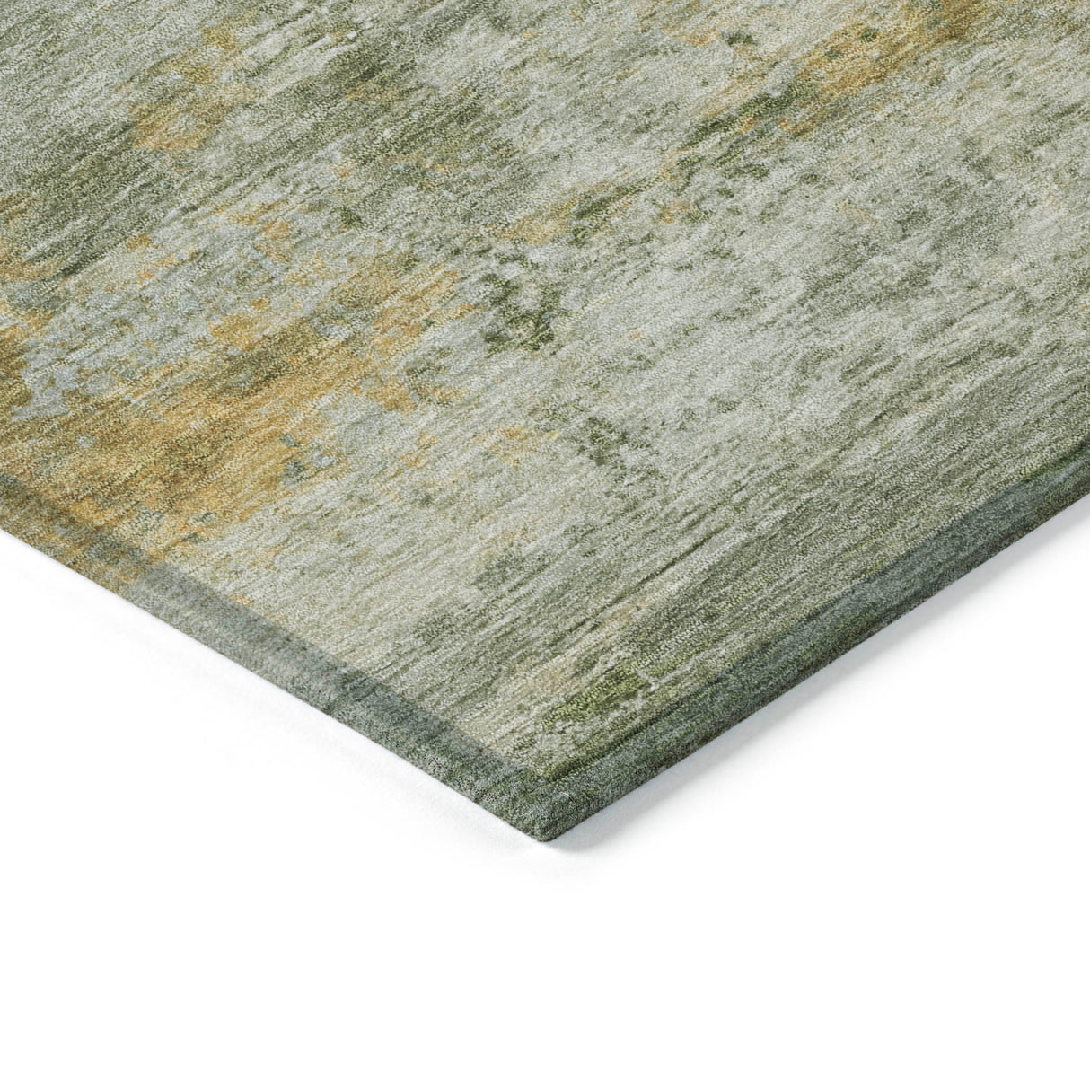 Addison Chantille ACN2146 Abstract Machine Made Transitional Aloe Rug