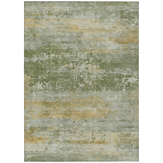 Addison Chantille ACN2146 Abstract Machine Made Transitional Aloe Rug