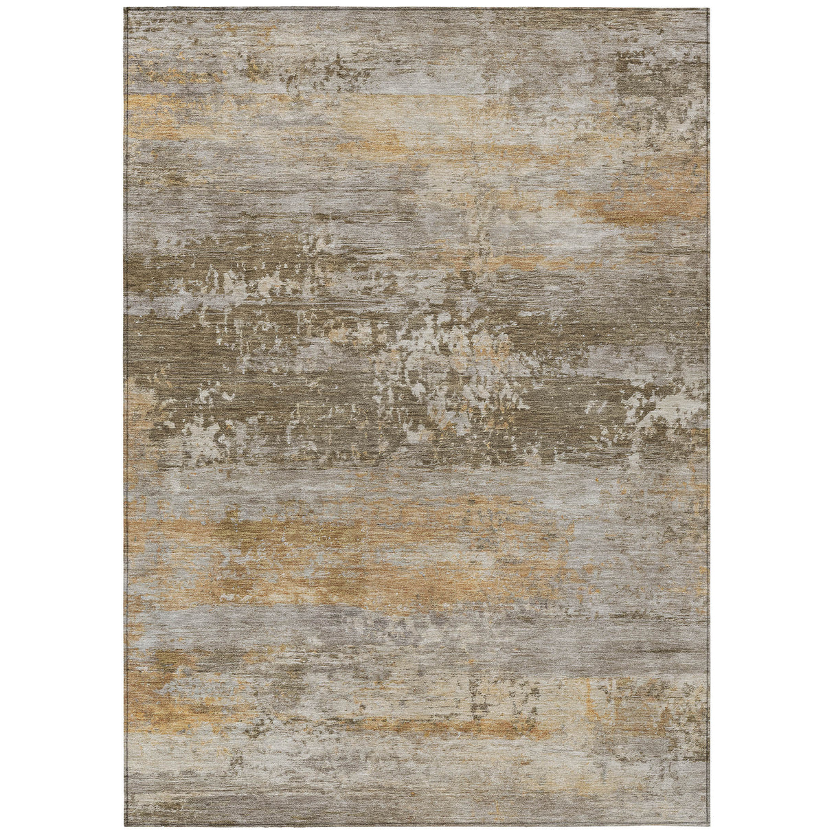 Addison Chantille ACN2146 Abstract Machine Made Transitional Brown Rug