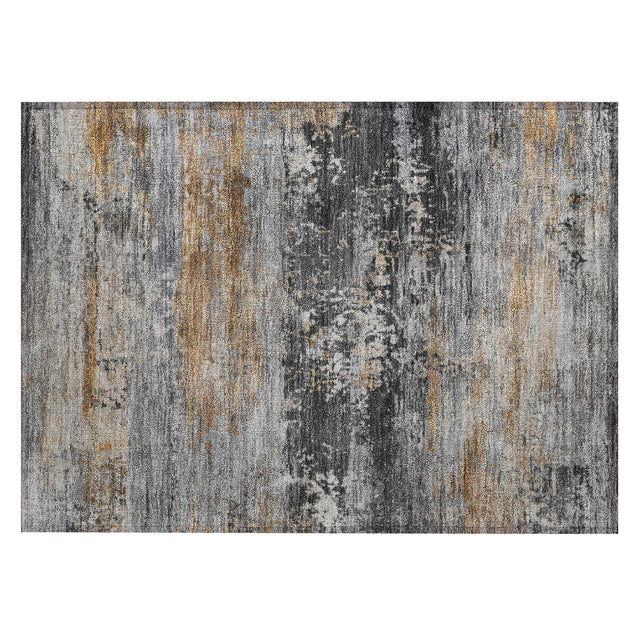 Addison Chantille ACN2146 Abstract Machine Made Transitional Gray Rug
