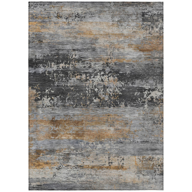 Addison Chantille ACN2146 Abstract Machine Made Transitional Gray Rug
