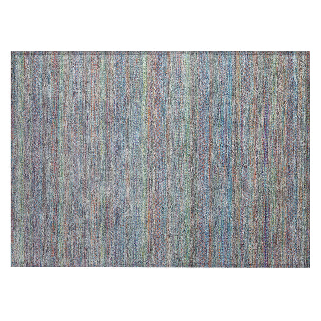 Addison Chantille ACN2148 Stripes Machine Made Transitional Blue Rug