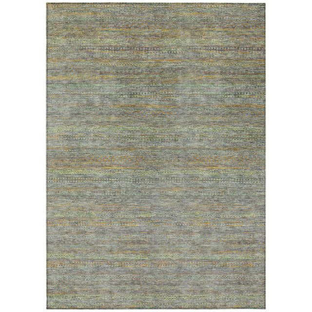 Addison Chantille ACN2148 Stripes Machine Made Transitional Gray Rug