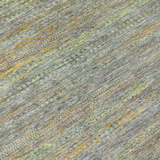 Addison Chantille ACN2148 Stripes Machine Made Transitional Gray Rug