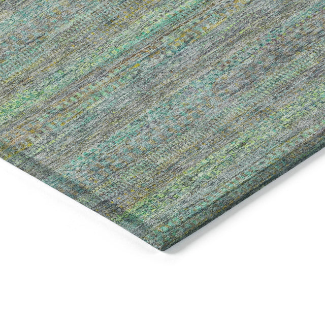 Addison Chantille ACN2148 Stripes Machine Made Transitional Pewter Rug