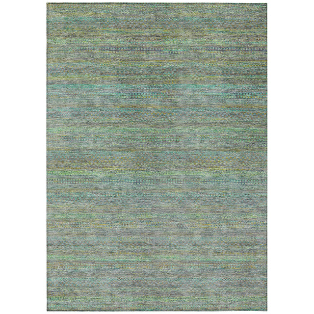 Addison Chantille ACN2148 Stripes Machine Made Transitional Pewter Rug