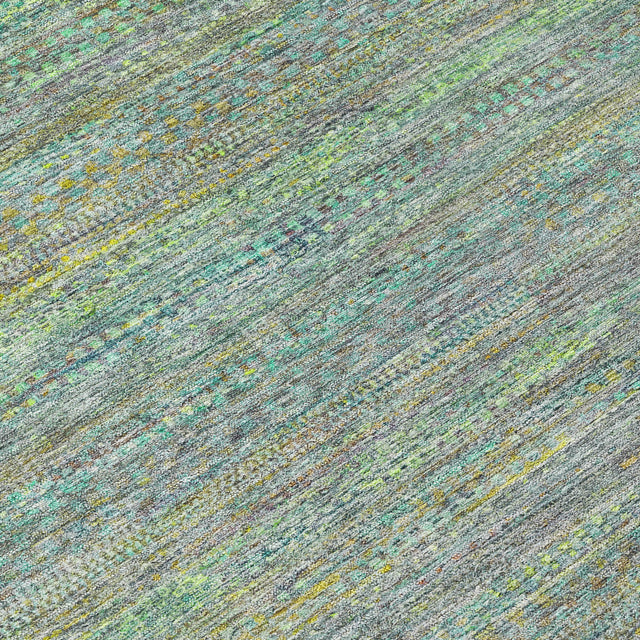 Addison Chantille ACN2148 Stripes Machine Made Transitional Pewter Rug