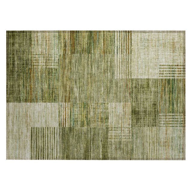 Addison Chantille ACN2149 Geometric Machine Made Transitional Aloe Rug