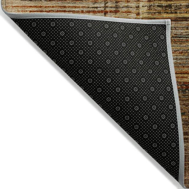 Addison Chantille ACN2149 Geometric Machine Made Transitional Brown Rug