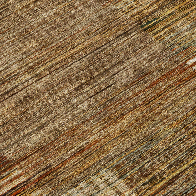 Addison Chantille ACN2149 Geometric Machine Made Transitional Brown Rug