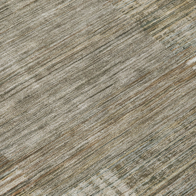 Addison Chantille ACN2149 Geometric Machine Made Transitional Pewter Rug