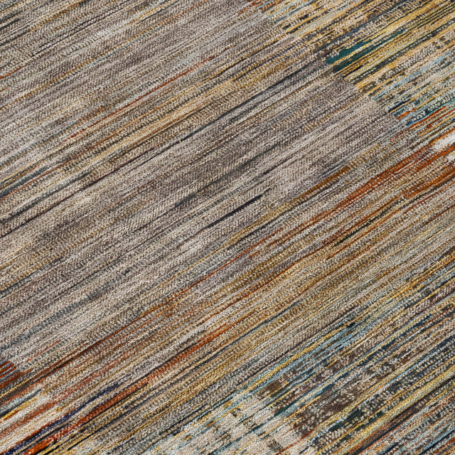 Addison Chantille ACN2149 Geometric Machine Made Transitional Taupe Rug