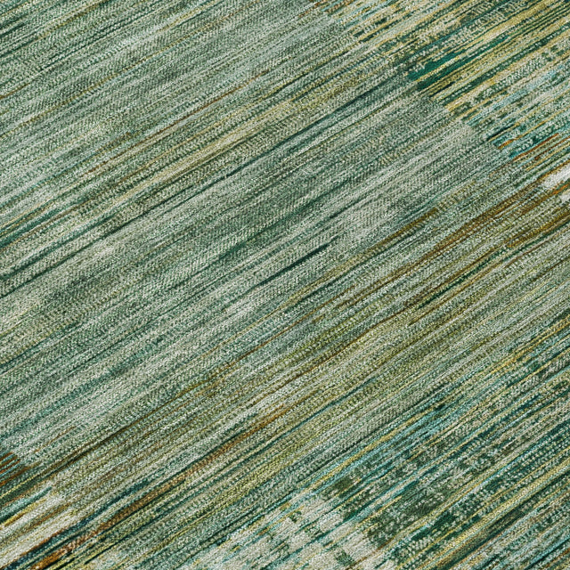 Addison Chantille ACN2149 Geometric Machine Made Transitional Teal Rug