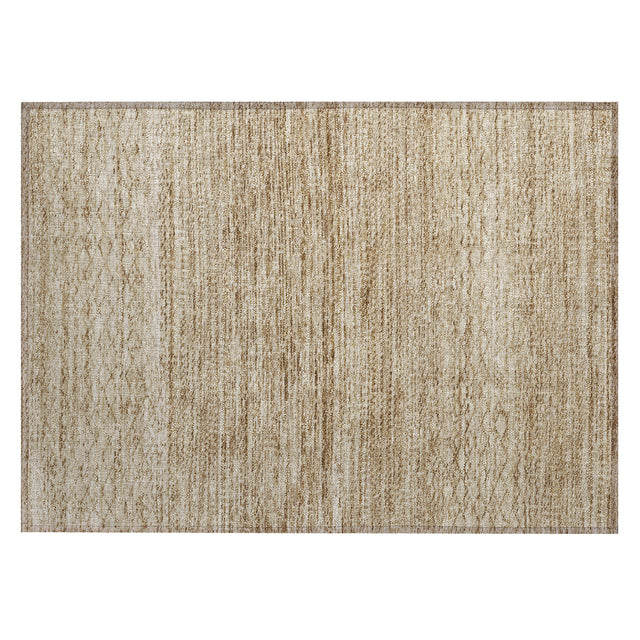 Addison Chantille ACN2150 Stripes Machine Made Transitional Beige Rug