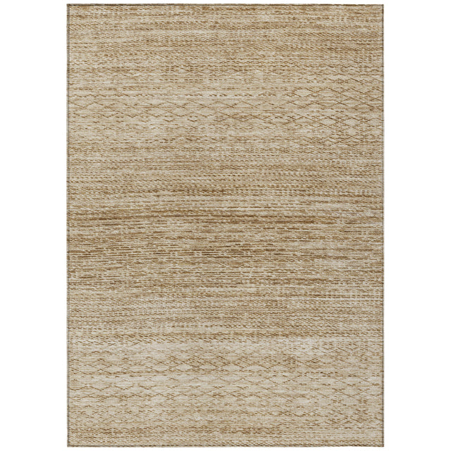 Addison Chantille ACN2150 Stripes Machine Made Transitional Beige Rug