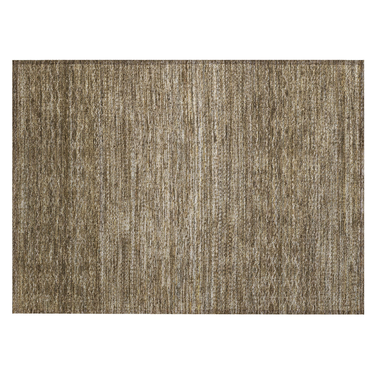 Addison Chantille ACN2150 Stripes Machine Made Transitional Chocolate Rug
