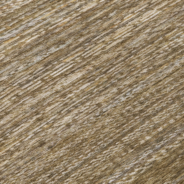 Addison Chantille ACN2150 Stripes Machine Made Transitional Chocolate Rug