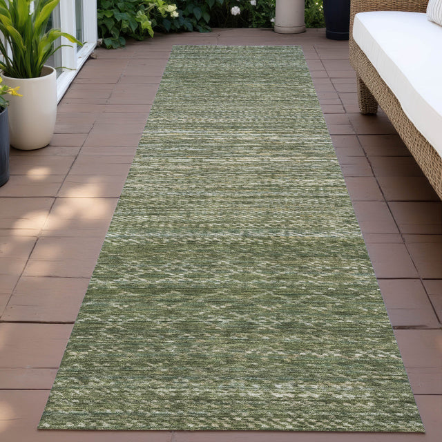 Addison Chantille ACN2150 Stripes Machine Made Transitional Fern Rug