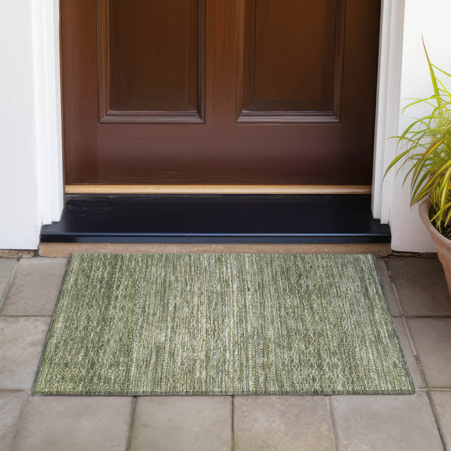 Addison Chantille ACN2150 Stripes Machine Made Transitional Fern Rug