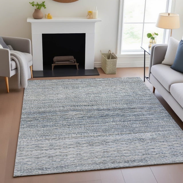 Addison Chantille ACN2150 Stripes Machine Made Transitional Linen Rug