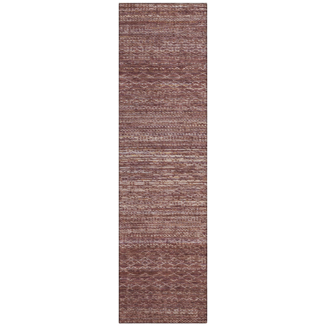 Addison Chantille ACN2150 Stripes Machine Made Transitional Merlot Rug