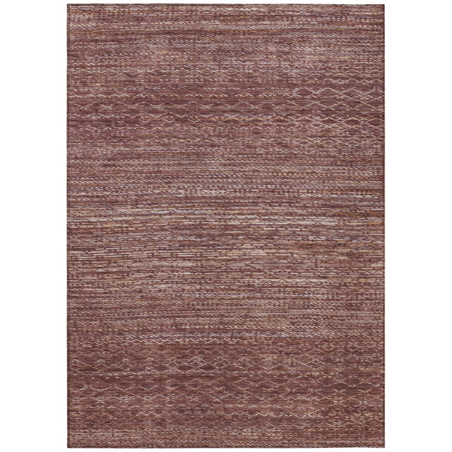 Addison Chantille ACN2150 Stripes Machine Made Transitional Merlot Rug