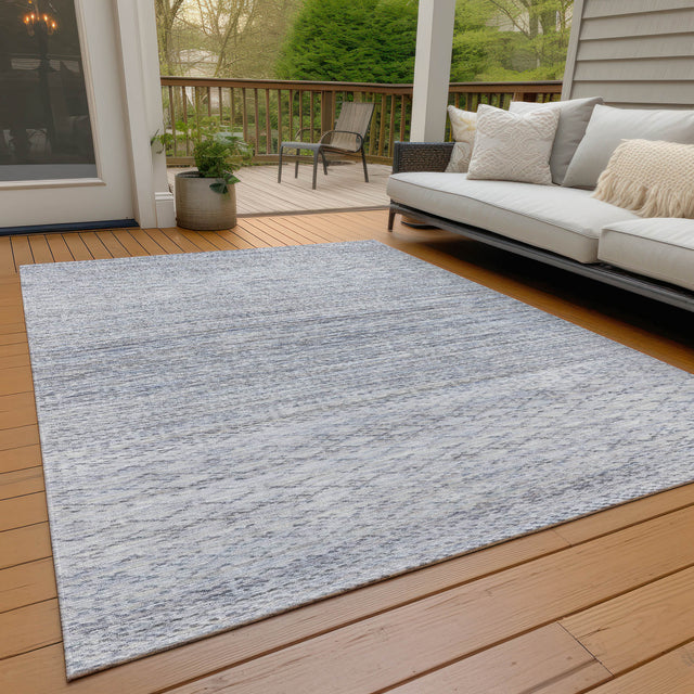 Addison Chantille ACN2150 Stripes Machine Made Transitional Sky Rug
