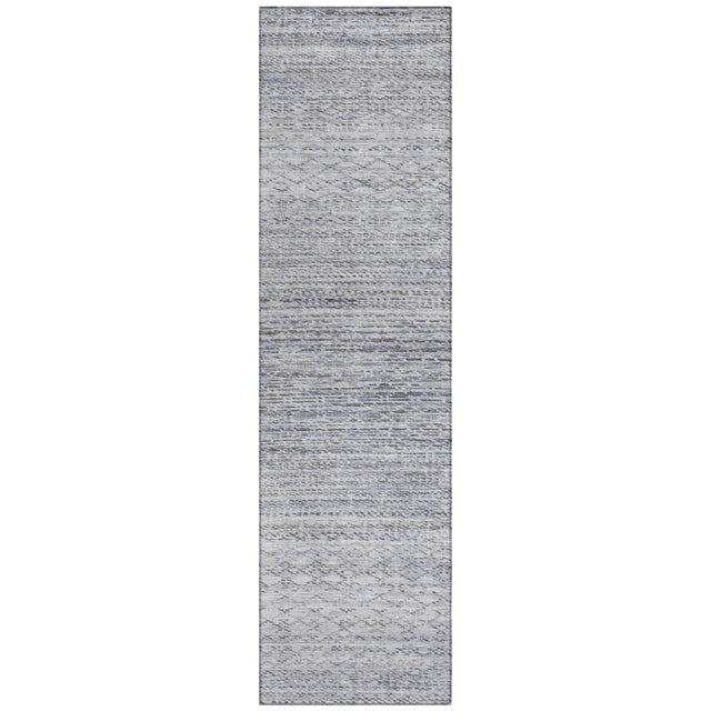 Addison Chantille ACN2150 Stripes Machine Made Transitional Sky Rug