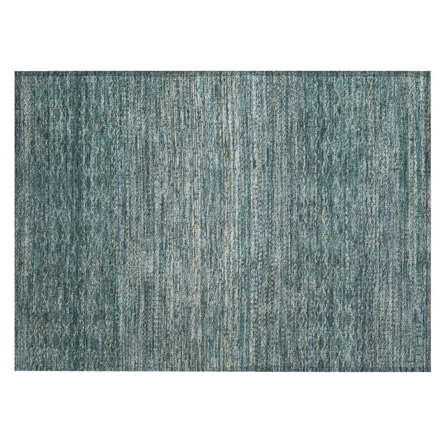 Addison Chantille ACN2150 Stripes Machine Made Transitional Teal Rug