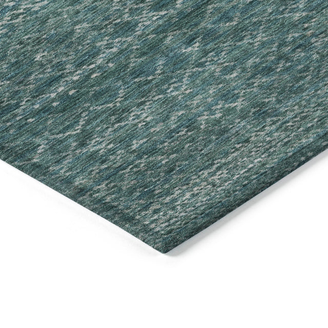 Addison Chantille ACN2150 Stripes Machine Made Transitional Teal Rug