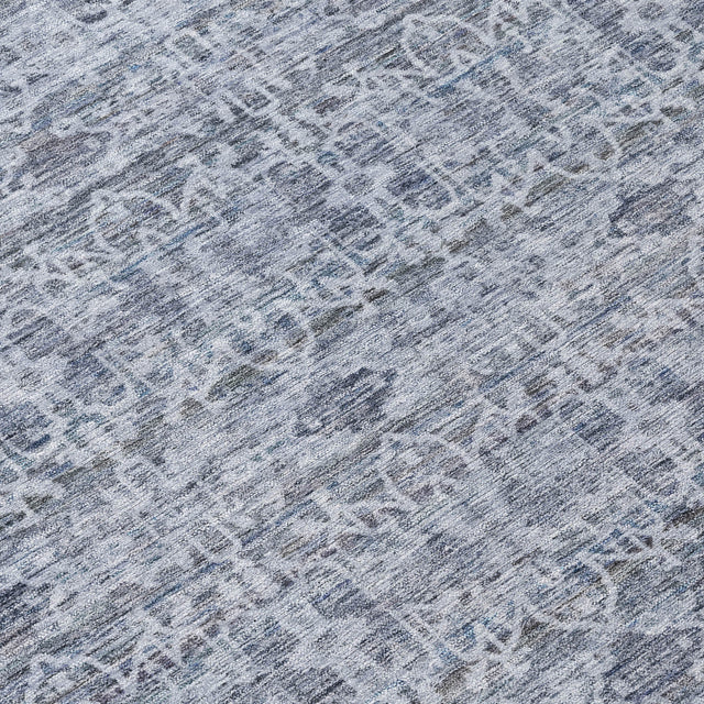 Addison Chantille ACN2152 Stripes Machine Made Transitional Blue Rug