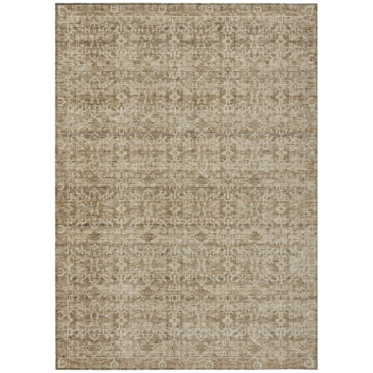 Addison Chantille ACN2152 Stripes Machine Made Transitional Brown Rug