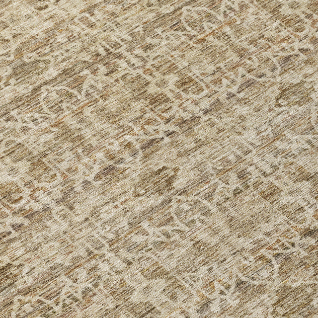 Addison Chantille ACN2152 Stripes Machine Made Transitional Brown Rug