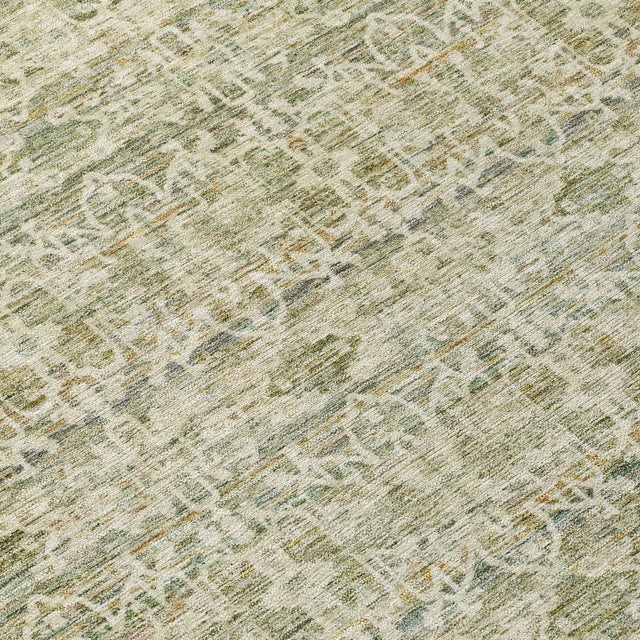 Addison Chantille ACN2152 Stripes Machine Made Transitional Sage Rug