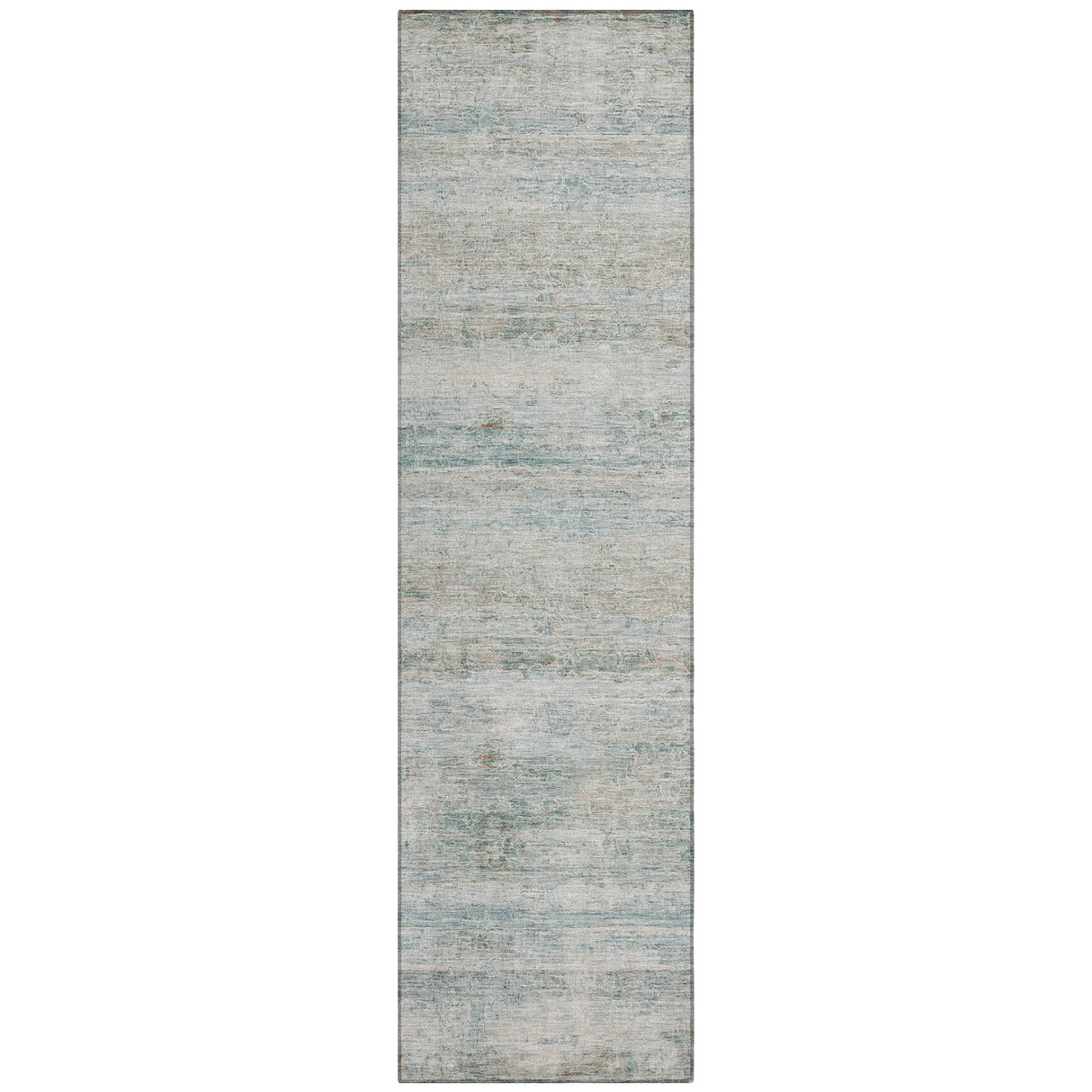 Addison Chantille ACN2154 Stripes Machine Made Transitional Aqua Rug