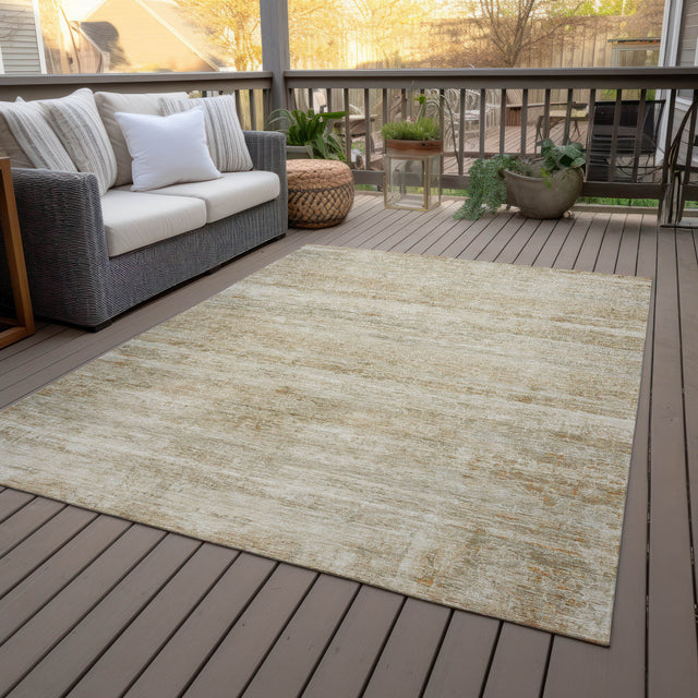 Addison Chantille ACN2154 Stripes Machine Made Transitional Brown Rug