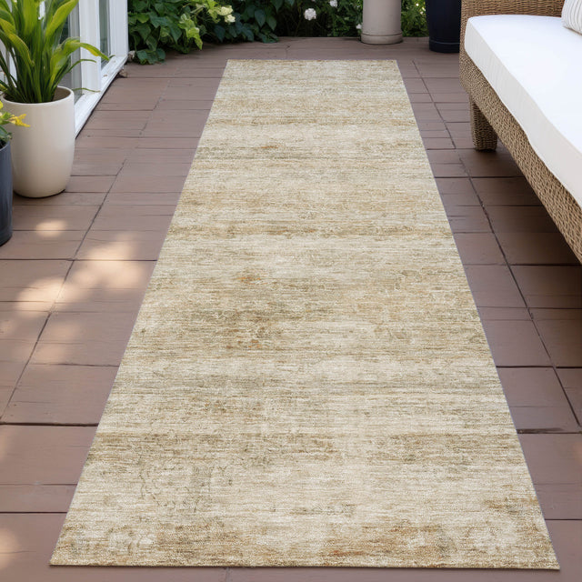 Addison Chantille ACN2154 Stripes Machine Made Transitional Brown Rug
